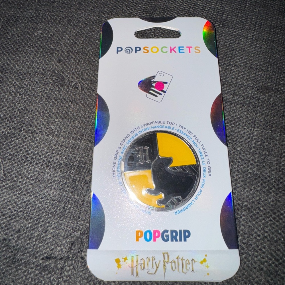 Harry Potter PopSockets Hufflepuff Design
